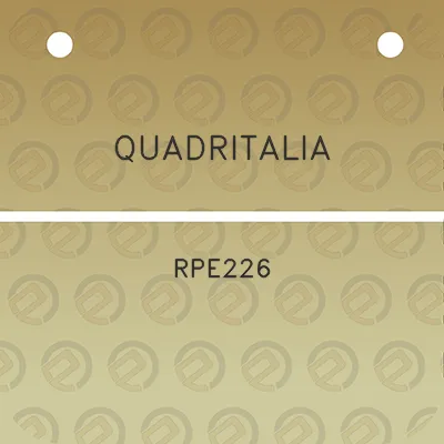 quadritalia-rpe226