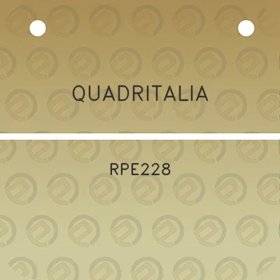 quadritalia-rpe228