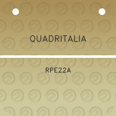 quadritalia-rpe22a