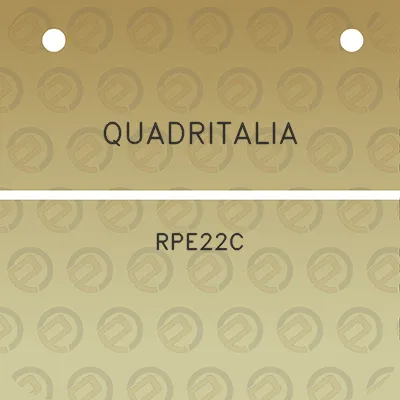 quadritalia-rpe22c