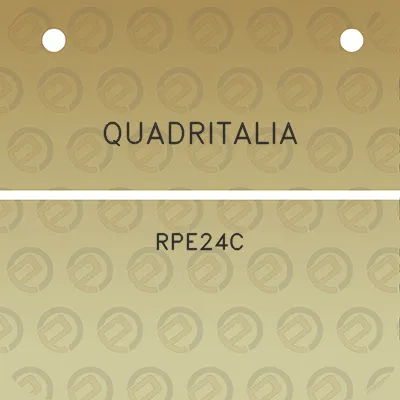 quadritalia-rpe24c