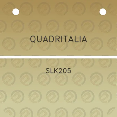 quadritalia-slk205