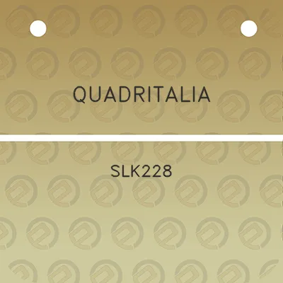 quadritalia-slk228