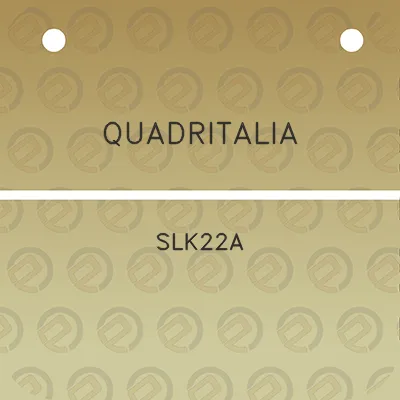 quadritalia-slk22a