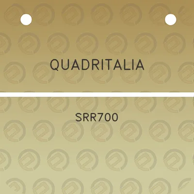 quadritalia-srr700