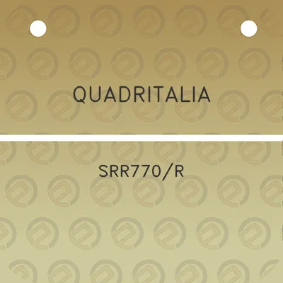 quadritalia-srr770r