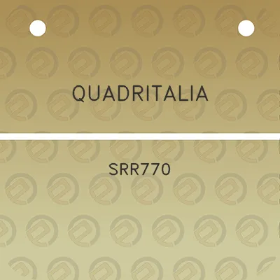 quadritalia-srr770