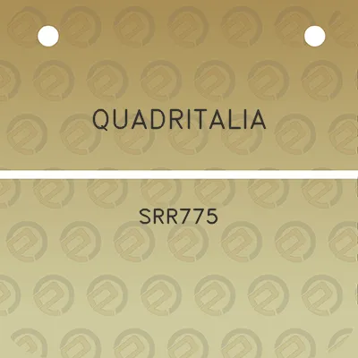 quadritalia-srr775