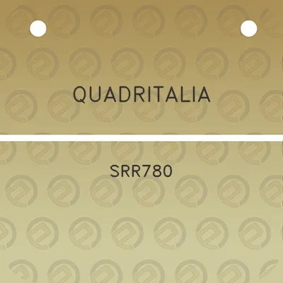 quadritalia-srr780