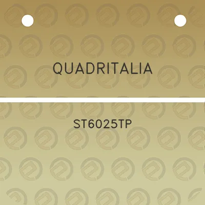 quadritalia-st6025tp