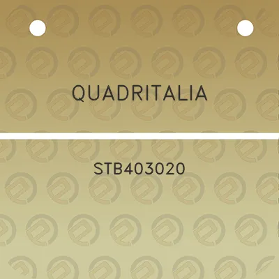 quadritalia-stb403020