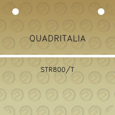 quadritalia-str800t