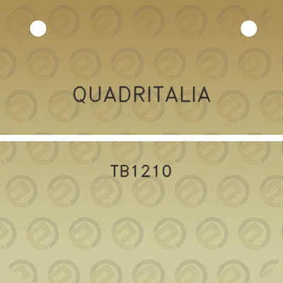 quadritalia-tb1210