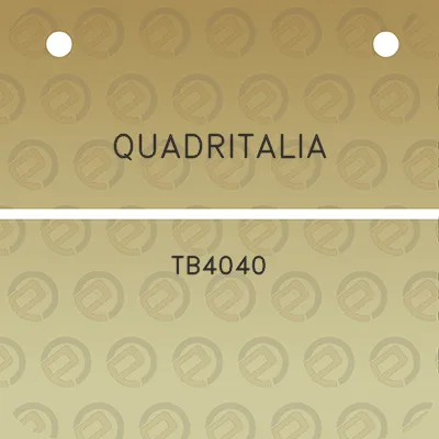 quadritalia-tb4040