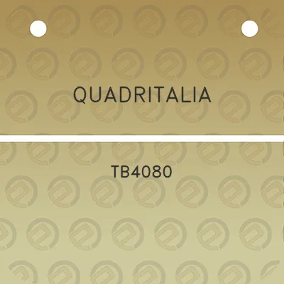 quadritalia-tb4080