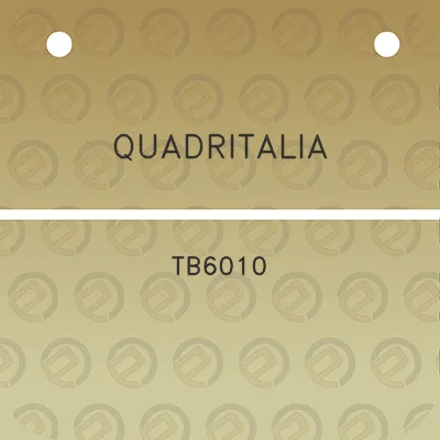 quadritalia-tb6010