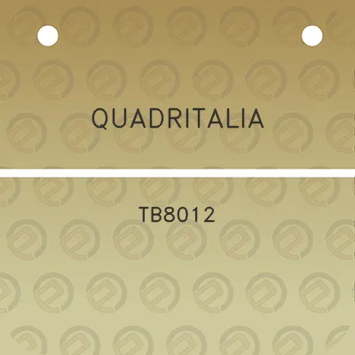 quadritalia-tb8012