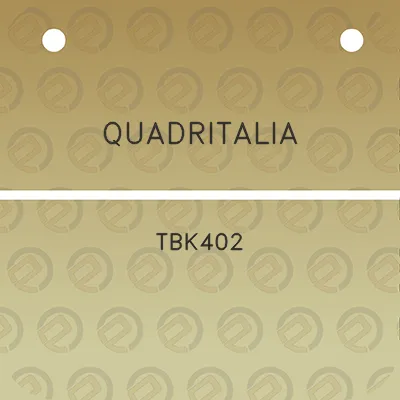 quadritalia-tbk402