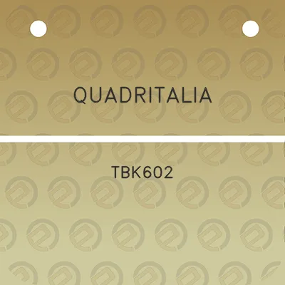 quadritalia-tbk602