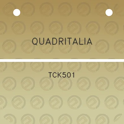 quadritalia-tck501