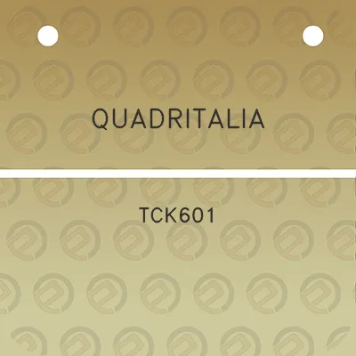 quadritalia-tck601