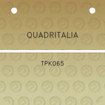 quadritalia-tpk065