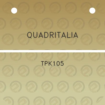 quadritalia-tpk105