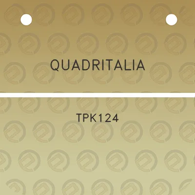 quadritalia-tpk124