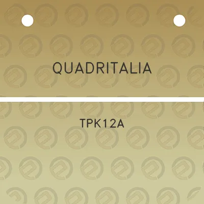 quadritalia-tpk12a