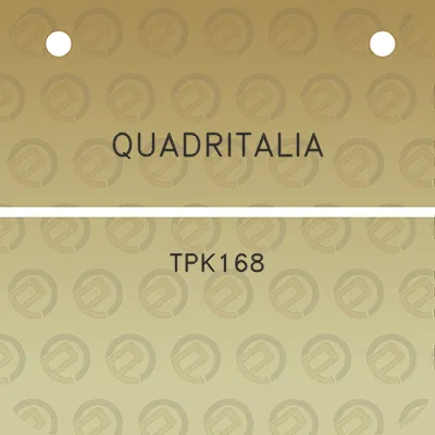 quadritalia-tpk168