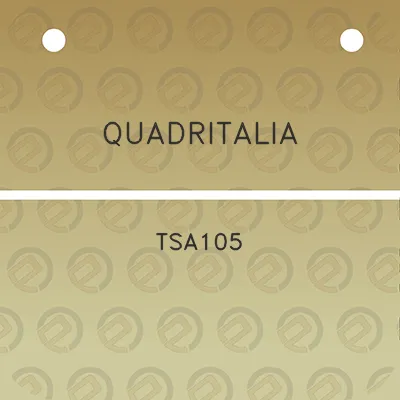 quadritalia-tsa105