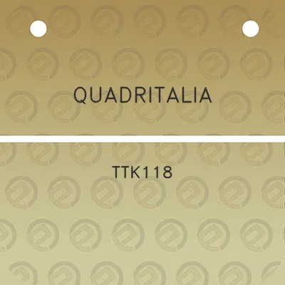 quadritalia-ttk118