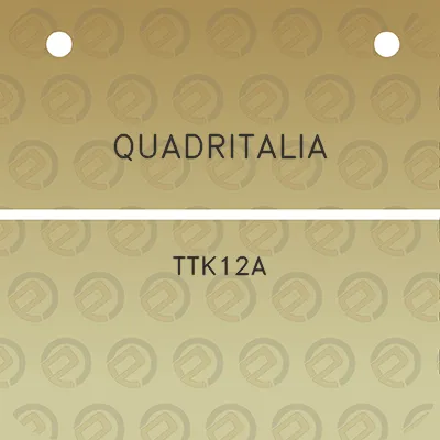 quadritalia-ttk12a