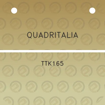 quadritalia-ttk165