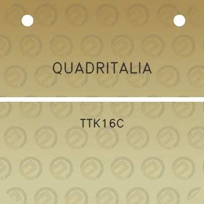 quadritalia-ttk16c