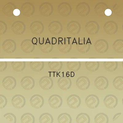 quadritalia-ttk16d