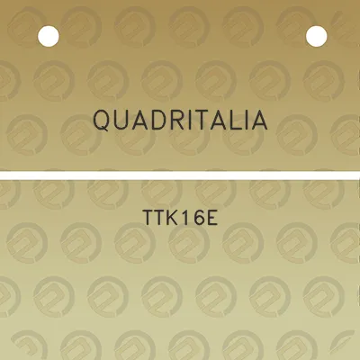 quadritalia-ttk16e