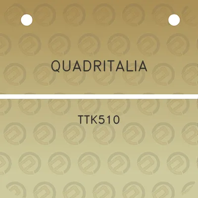 quadritalia-ttk510