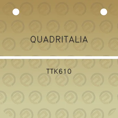 quadritalia-ttk610