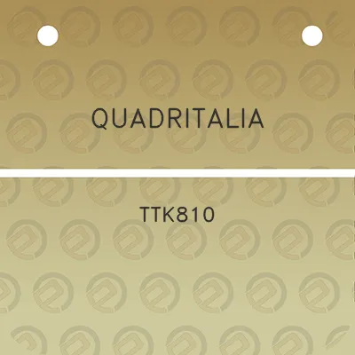 quadritalia-ttk810