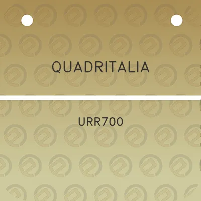 quadritalia-urr700