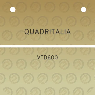 quadritalia-vtd600