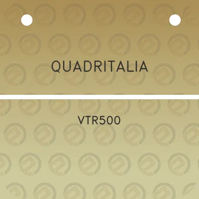 quadritalia-vtr500