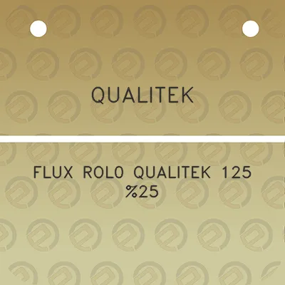 qualitek-flux-rol0-qualitek-125-25