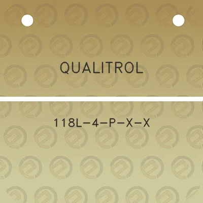 qualitrol-118l-4-p-x-x