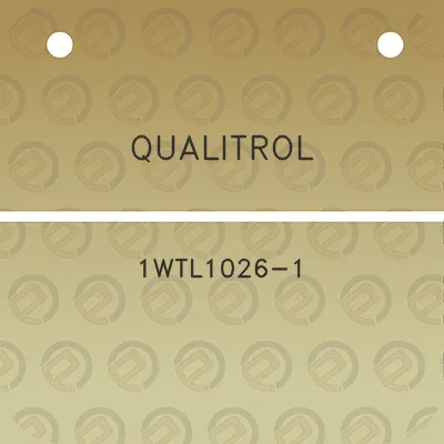 qualitrol-1wtl1026-1