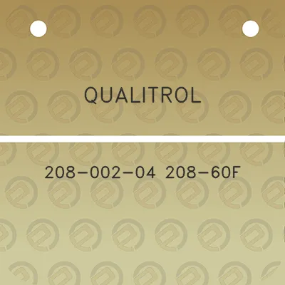 qualitrol-208-002-04-208-60f