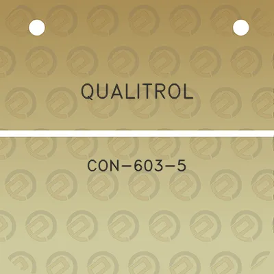 qualitrol-con-603-5