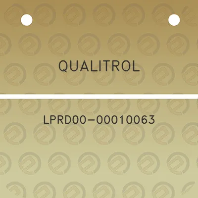 qualitrol-lprd00-00010063