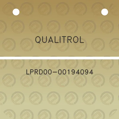 qualitrol-lprd00-00194094